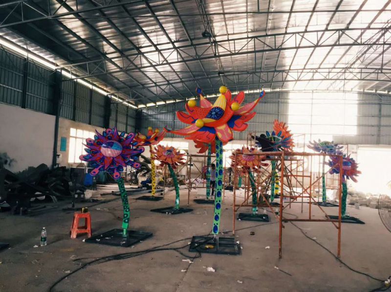 藝術(shù)葵花雕塑觀賞型，街景小品，葵花雕塑常用