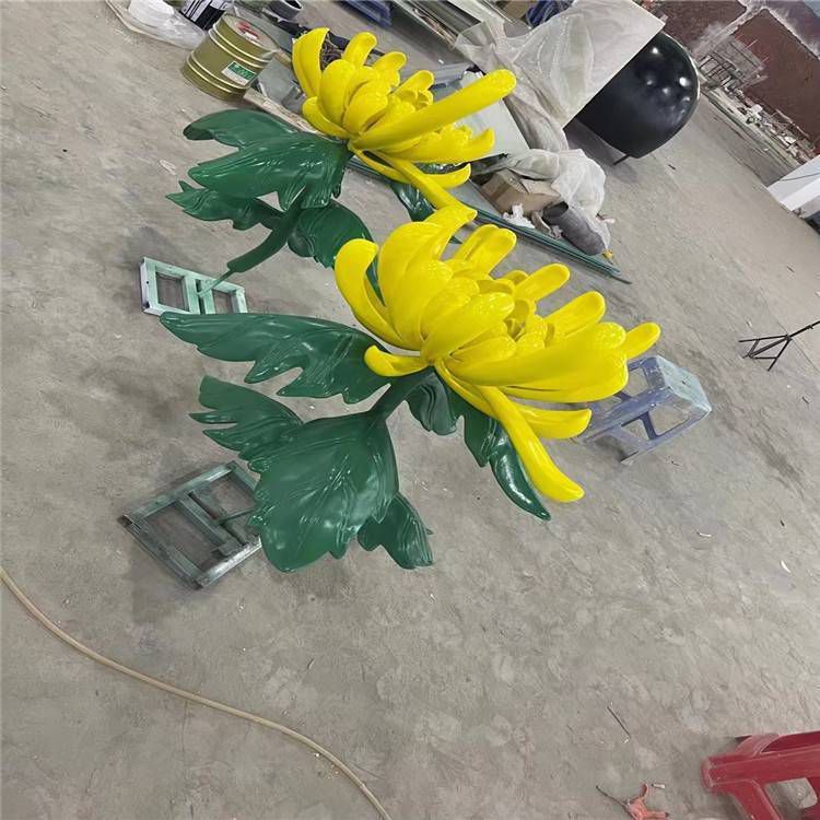 景區(qū)菊花雕塑優(yōu)選，圓雕體系，城市菊花雕塑選定