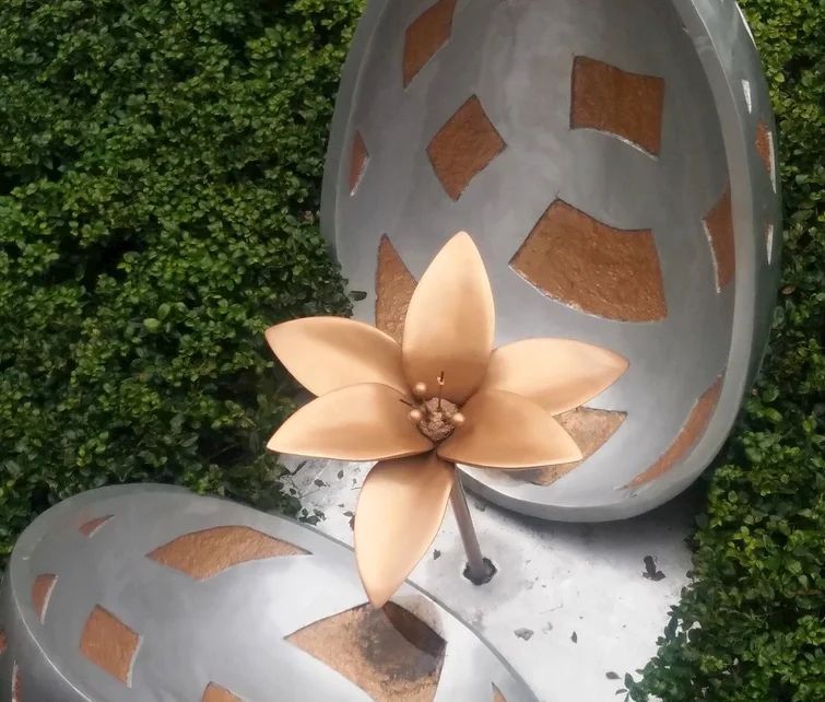 仿真花朵雕塑 店門口園林雕塑 花卉小品 仿真花朵雕塑 店門口園林雕塑 花卉小品