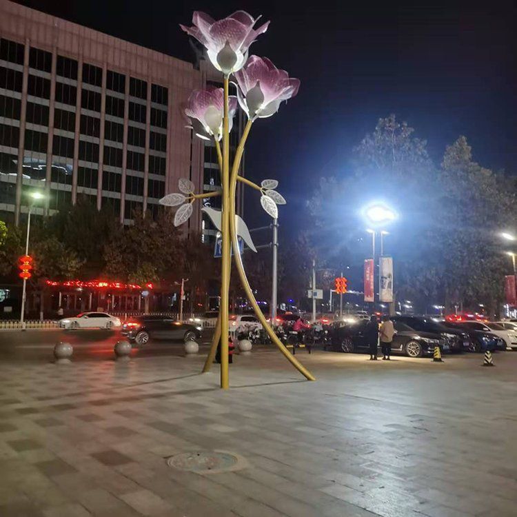 地產(chǎn)紫丁香雕塑定做，城區(qū)小品，景觀紫丁香雕塑定價(jià)